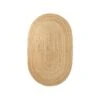 Ferm LIVING Petit Tapis Ovale En Jute Eternal, Naturel