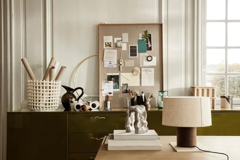 Ferm LIVING Corbeille Ceramic, XL, Blanc Cassé 3 Ferm LIVING Corbeille Ceramic, XL, Blanc Cassé – Image 3