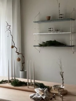 STOFF Copenhagen Bol STOFF Nagel, Chrome -Décoration D'Intérieur lifestyle candle holder vase bowl and sand candles bythun chrome 1