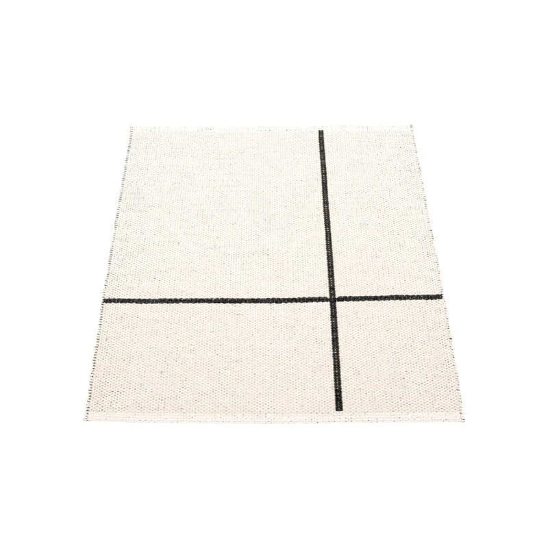 Pappelina Tapis Fred, 70 x 90 cm, Noir - vanille 2 Pappelina Tapis Fred, 70 x 90 cm, Noir - vanille – Image 2