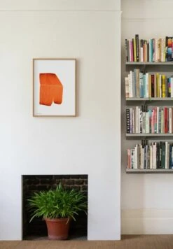 The Wrong Shop Affiche Drawing 1 Avec Cadre En Chêne, 52,5 x 70,3 cm -Décoration D'Intérieur ronan bouroullec drawing 1 lifestyle