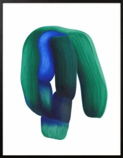 The Wrong Shop Poster Drawing 19, 60 x 77 cm -Décoration D'Intérieur ronan bouroullec drawing 19 blackframe